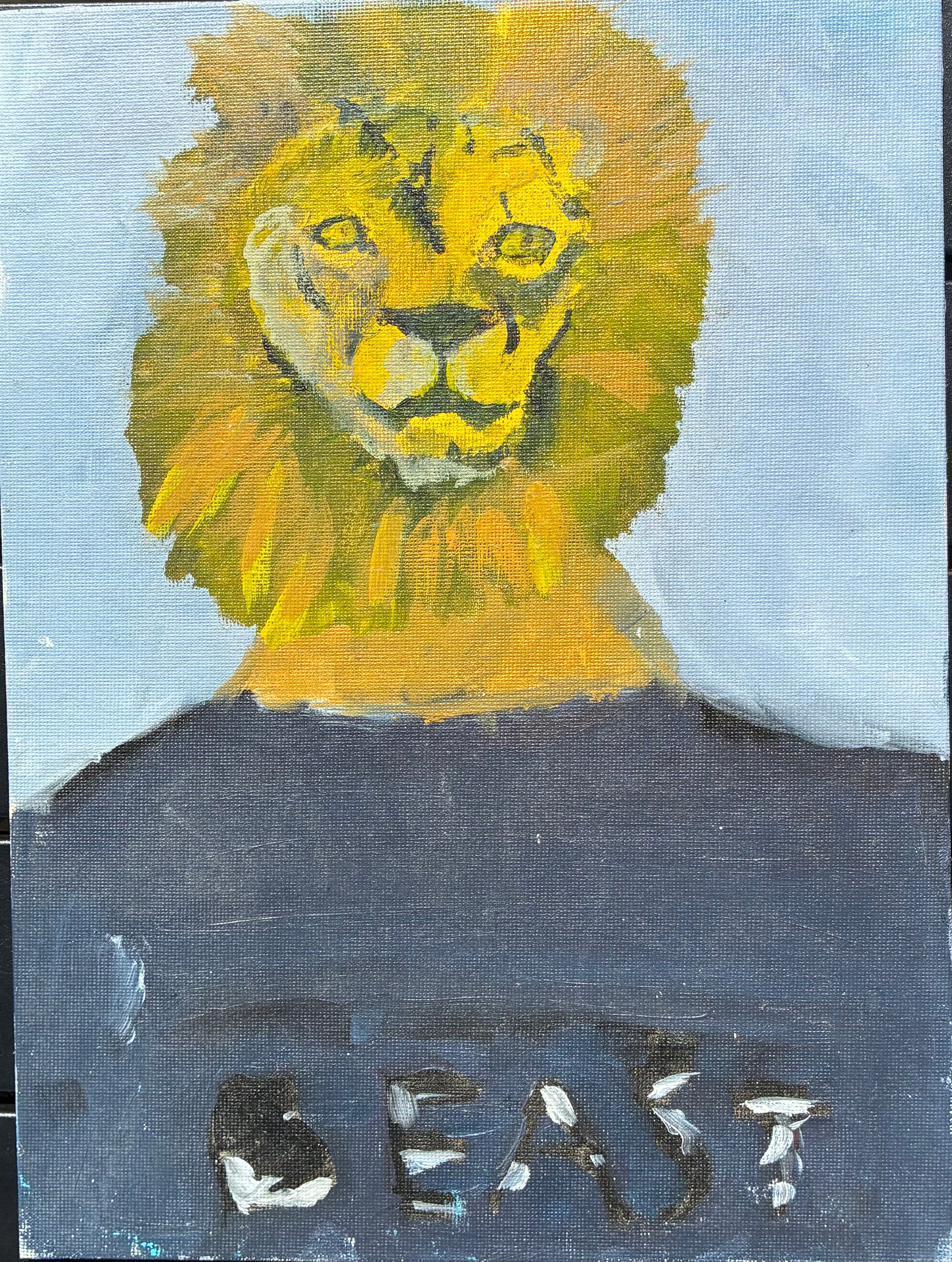 Painting Canvas on Acrylic